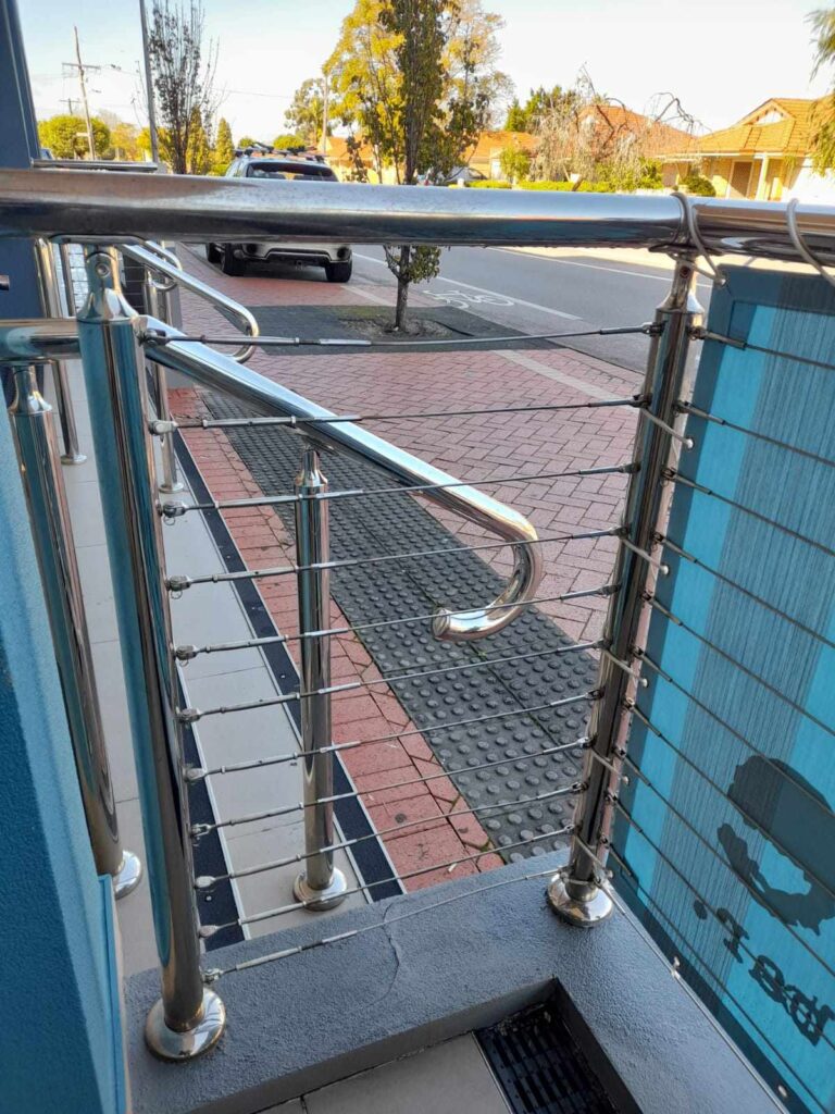 stainless steel handrail, balustrade