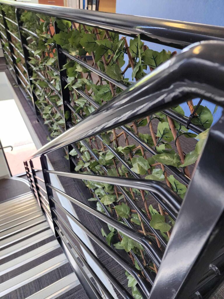 painted handrail